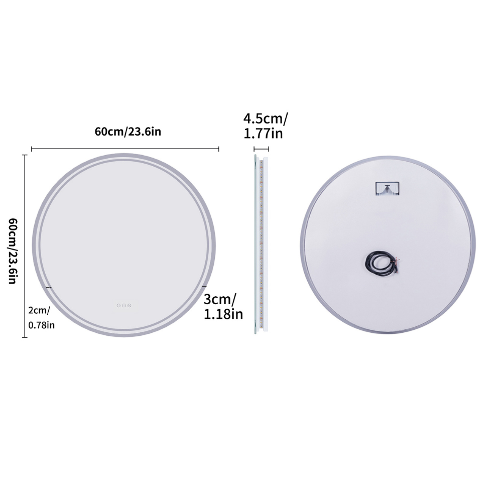 Smart Round Bathroom Mirror_5